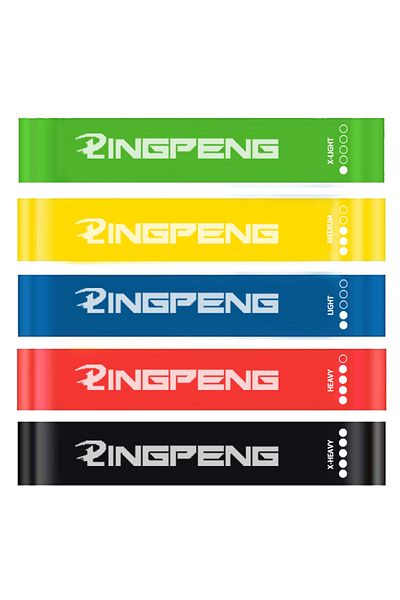 Choice 5Pcs Resistance Band Fitness Elastic Resistance Belt Family Training Yoga Exercise Resistance Belt S