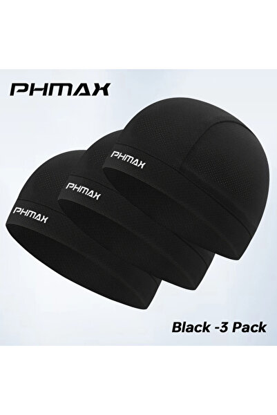 Choice مجموعة من 3 قبعات PHMAX Ice Silk لركوب الدراجات مصنوعة من شبكة تسمح بم...