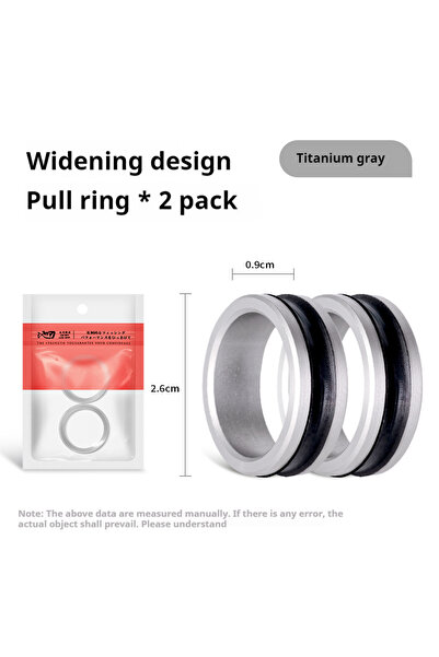 Choice حلقة كابل من سبائك التيتانيوم الرمادي، قطع سريع للخيط، مضاد للانزلاق، ...