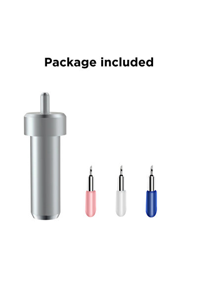 Choice1 شفرة مقابل غطاء: مجموعة من شفرة ذات رأس عميق + غطاء لـ Cricut Joy/Joy...