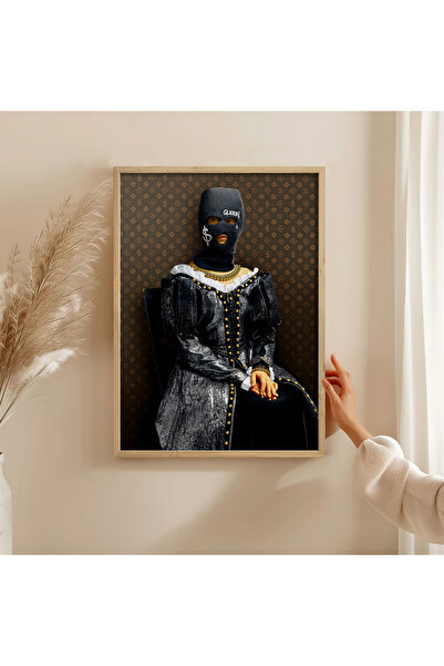 HOMEPACK TABLO CU CADRU DE LEMN POSTER CU CADRU DECOR ARTISTIC DE PERETE TK/1497