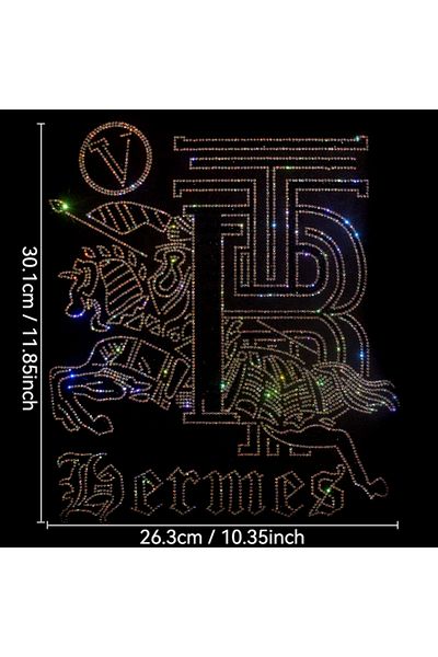 Choice 1pc 679 sparkle fashion hot diamond horse glitter sequins DIY clothes T-shirt decorative stickers Cl