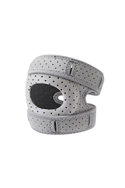 Choice وسادة دعم الركبة من مادة البولي إيثيلين تيرفثالات مقاس L رمادي 1، حلقة سيليكون، مناسبة للرياضات الخارجية للرجال والنساء