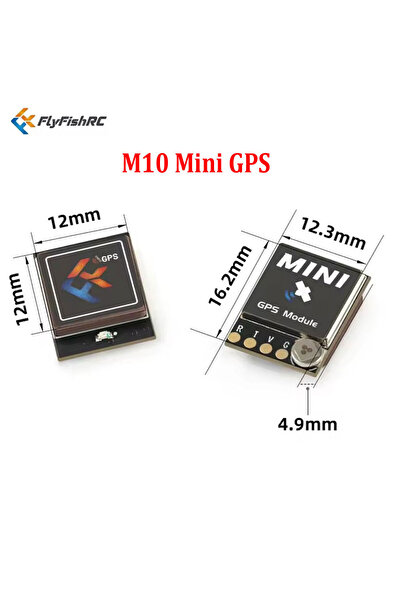 Choice قطعة واحدة من وحدة GPS صغيرة FlyFishRC M10 مزودة بهوائي سيراميكي مدمج ...