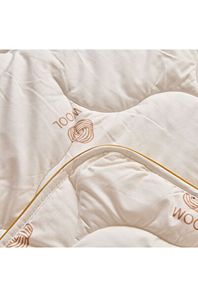 ASPARTAM Soft Double Wool Quilt - White - 195X215 cm