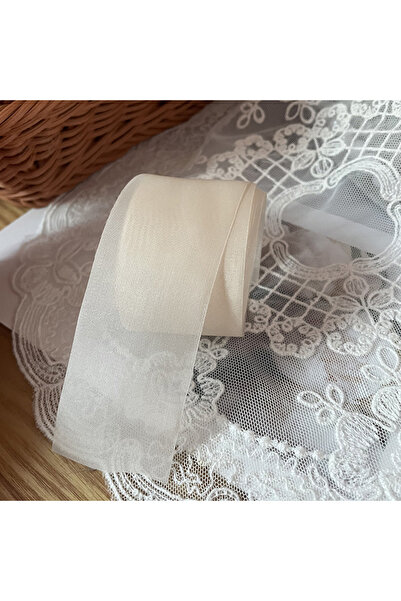 Choice 5 ياردات لون المشمش 4 سم شريط إضاءة متدفق جديد فيونكة كبيرة شريط إكسسو...