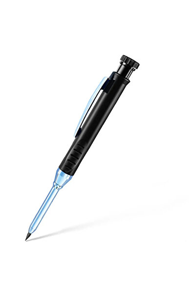 Choice قلم رصاص ميكانيكي أسود 2.8 مم مع مبراة للنجارة والبناء