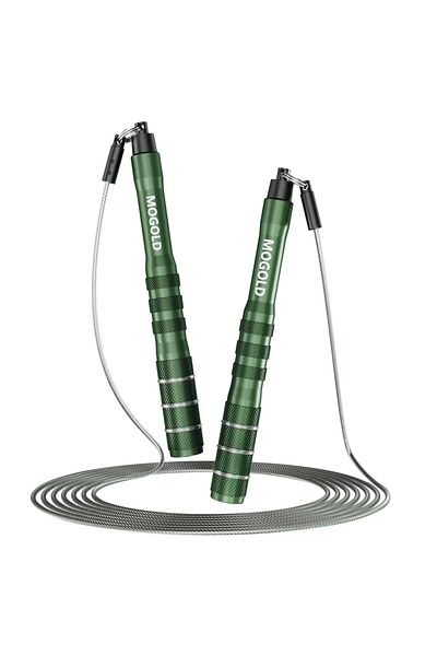 Choice T99-green Speed rope skipping, professional fat-burning adult fitness and weight loss exercise, wire