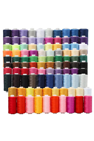 Choice 100 لون 100 لون/مجموعة ماكينة خياطة يدوية خيط صغير خيط خياطة يدوي 402 ...