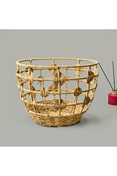 Simple Living Sun Madness Плетений декоративний кошик - Бежевий - 35x25 см