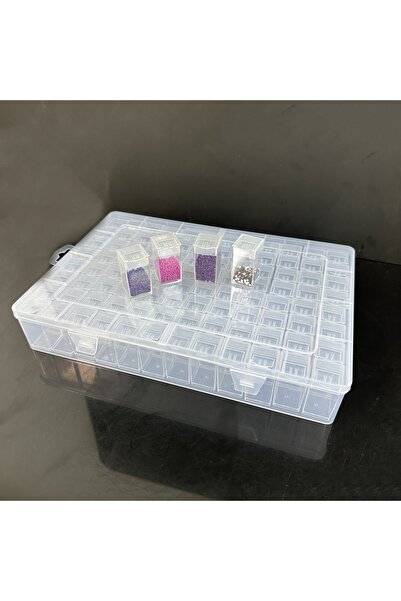 Choice 96DFP 96 Grid Diamond Painting Storage Box, Suitable for Diamond Embroidery Box DIY Craft, Jewelry ,