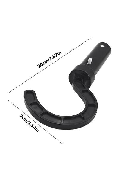 Choice Black 1pc Robotic Pool Cleaner Hook ABS General Swimming Pool Vacuum Robot Telescopic Pole Hook Acce