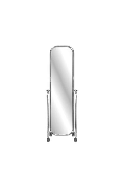 SHEWOW Metal Framed Decorative Dressing Floor Standing Mirror, Full Body Mirror Standing