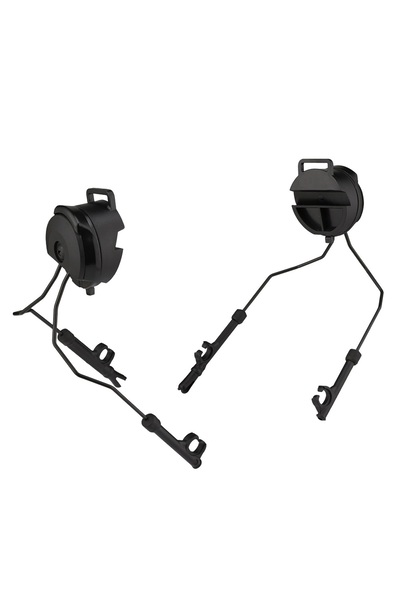 Choice1 C2-BLACK Tactical Headset Bracket Fast Ops Core Helmet ARC Rail Adapt...