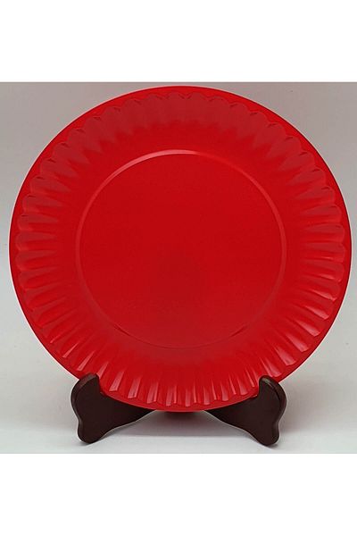 OEM Farfurie Gemma, intinsa, 26 cm, rosu, uni, 1Stx