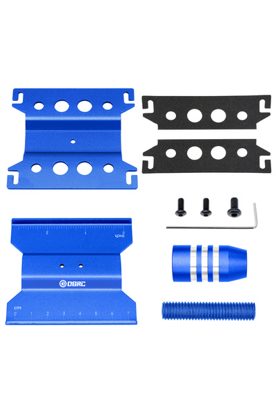 Choice Blue RC Work Stand RC Car Repair Stand Workstation for Axial SCX24 TRX4M FCX24 1/16 1/18 1/24 Scale