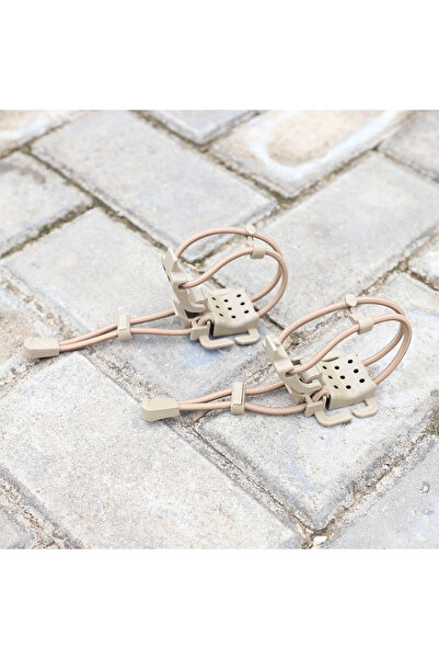 Choice DZ-2 khaki 1/2pcs Binding Clip Portable MOLLE Gear Organizer Fastener Multifunction Hanging Buckle O