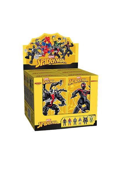 Choice 6Pcs Not Repeated YUANYE Original SpiderMan VENOM Green Goblin Doctor Octopus Peter Parker Black Sui