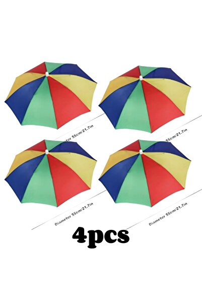 Choice بطيخة، 4 قطع، قبعة صيد قابلة للطي، مظلة محمولة، مقاومة للماء، 55 سم، ق...