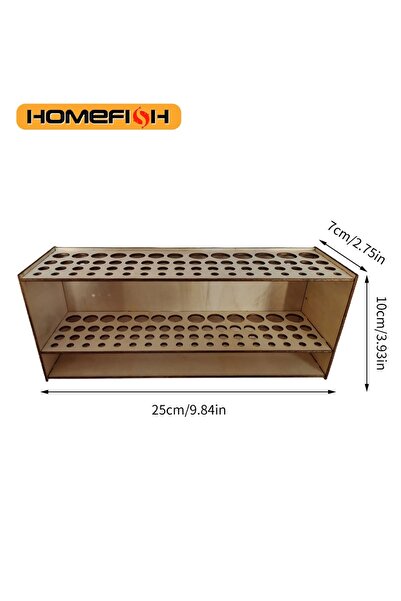 Choice حامل فرشاة الرسم الخشبي ذو 67 فتحة، حامل فرشاة الرسم الخشبي، منظم مكتب...