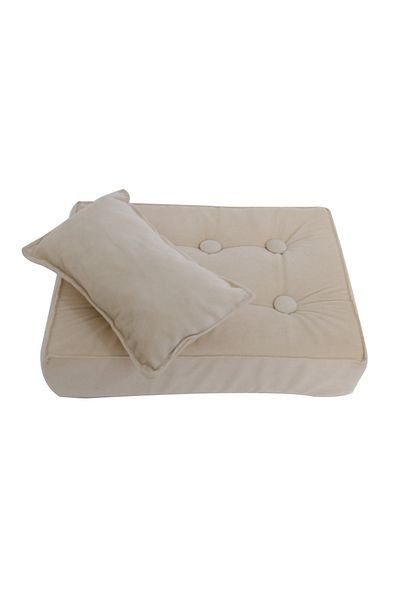 Choice L35 X W25.5 X H8CM beige Newborn Photography Props Mini Mattress Cushion for Baby Bed Basket Chair P