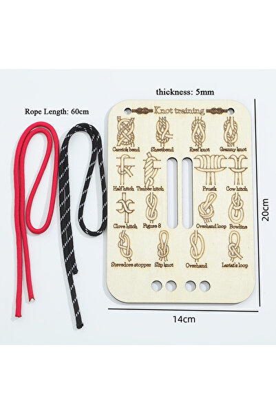 Choice مجموعة واحدة من لوحة التدريب مع مجموعة أدوات ربط العقد التعليمية بالحب...