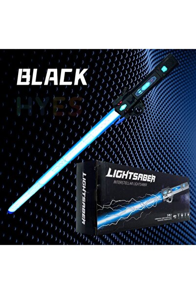 Choice سيف ضوئي أسود قابل للسحب، سيف ليزر دوار بالإصبع، وميض مضيء، صوت، قوة كوس، مبارزات مؤثرات صوتية، مضرب