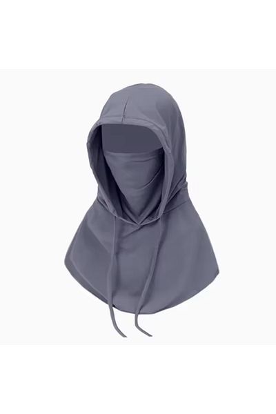 Choice One Size Dark Grey Summer Full Face Sun Protection Hat Face Mask Outdoor Hiking and Camping UV Prote