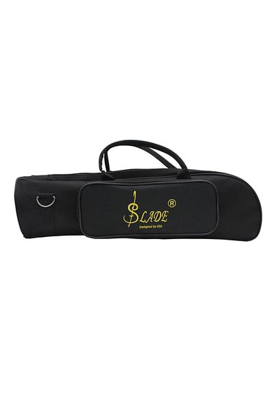 Choice Black Trumpet Bag Soft Padded Thicken Waterproof Oxford Cloth Single Shoulder Case with Handle Strap