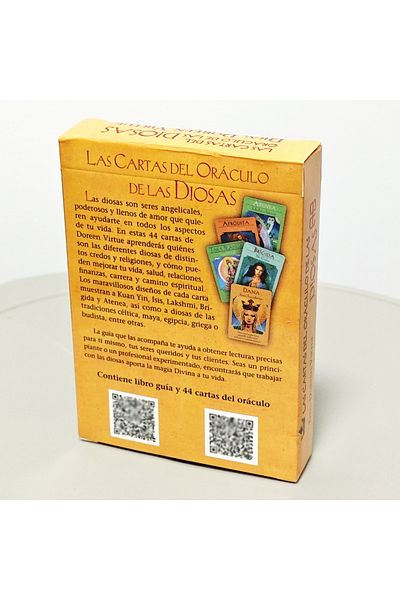 Choice Spanish Edition 10.5*7.5cm Goddess Guidance Oracle Deck 44 Pcs Oracle Cards