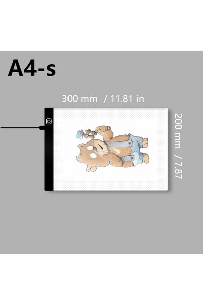Choice لوحة إضاءة LED شفافة مقاس A4 (30×20 سم) للرسم والكتابة، مثالية كطاولة ...
