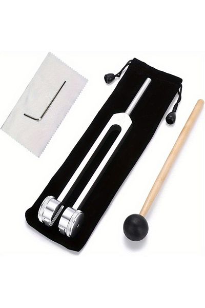 Choice Tuning Fork 128Hz Tuning Fork for Sound Therapy Stress Reduction Otoacoustic Emission Testing and E