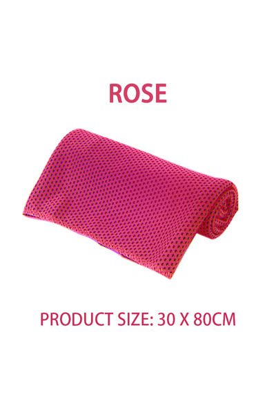 Choice منشفة رياضية جديدة من الألياف الدقيقة سريعة الجفاف باللون الأحمر الورد...