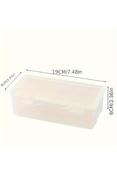 Choice White 1/2 PCS Pencil Case Box PP Pencil Box Multi-function Stationery Organizer School Supplies for