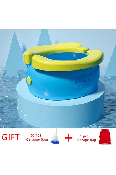 Choice blue Folding Travel Baby Toilet Pot Squatty Potty Urinal for Children Baby Pot Child Toilet Portable