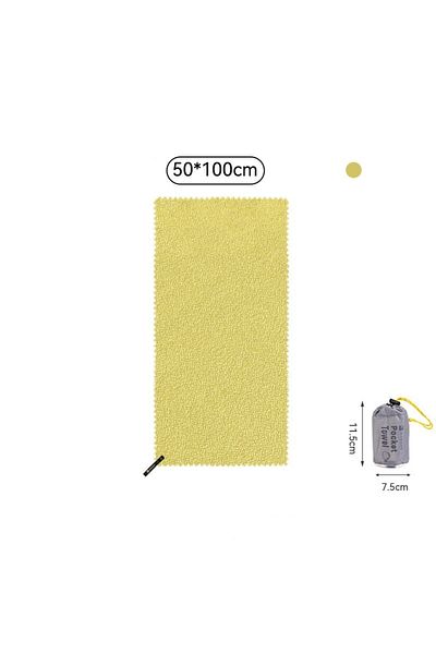 Choice Yellow 50x100cm HIKEMAN Outdoor Quick-drying Towel Camping Hiking Cycling Portable Sports Towel Gym