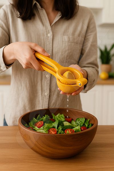 Destpak Metal Lemon Squeezer - Casting Lemon Squeezer - Lemon and Citrus Squeezer - Strong and Durable