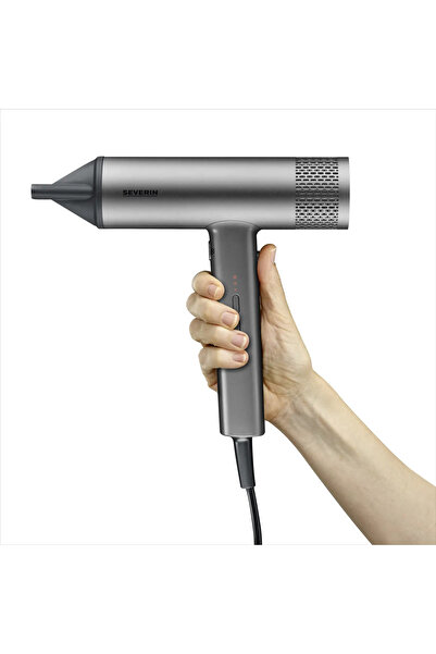 Severin Hair dryer, Severin, S-Style Pro, 2000 W, gray