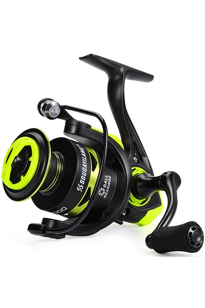 Choice 3000 Series SH10-40 Sougayilang 1000-4000 Spinning Fishing Reel Aluminum Alloy Spool Reel 5.2:1 High