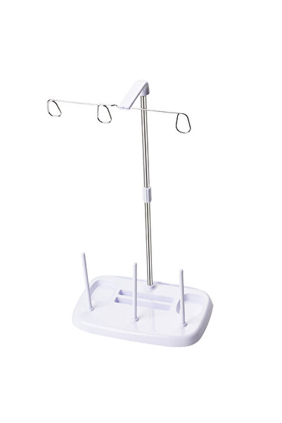 Choice1 حامل خيط بثلاث بكرات بلون أرجواني، خفيف الوزن، رف سلكي لآلة التطريز ل...