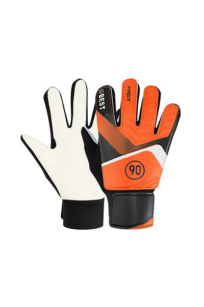 Shunmaii 5 orange Children's Goalkeeper Glove Latex Goalkeeper Gloves Football Protection Adults Teenager Ant