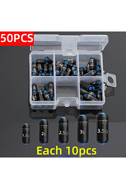 Choice 50 قطعة من Aorace 50/100 قطعة بمقياس 1.5 جرام إلى 3.5 جرام من رصاص الط...