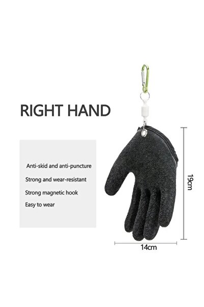 Choice قفازات صيد من اللاتكس للصيد الاحترافي لليسار أو اليمين، قفازات صيد مضا...