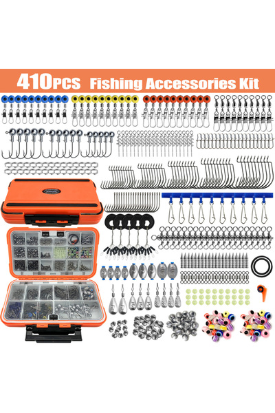 Choice مجموعة صيد سمك احترافية SMT-pj410D، مكونة من 170-410 قطعة، مع صندوق أد...