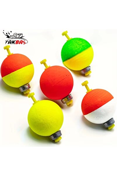 Choice مجموعة عوامات صيد السمك من 5 قطع، مقاس 0.75 بوصة و19 مم، مصنوعة يدويًا...