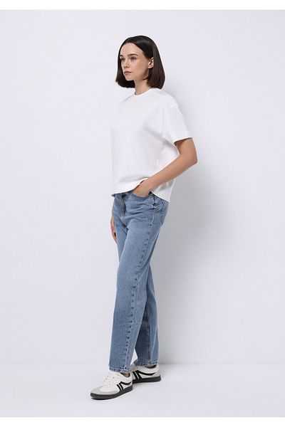 Colin's Pantaloni de damă Indigo Jean cu croiala dreaptă