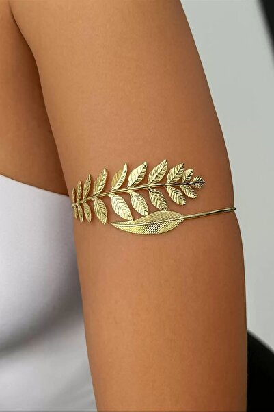 EMKSHOP سوار بازو نسائي قابل للتعديل موديل Leaf |   إكسسوار الكتف الحديث |   ...