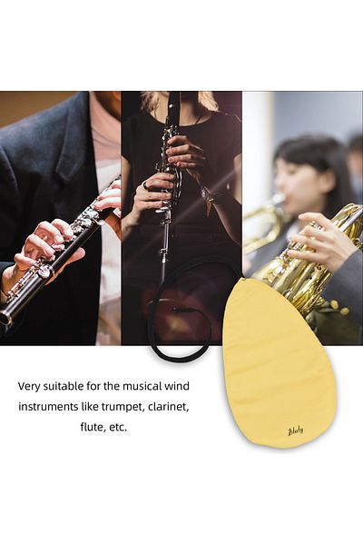 Choice Clarinet Piccolo Flute Sax Saxphone Cleaning Cloth for Inside Tube Saxophone Sax Cleaning Care Tool
