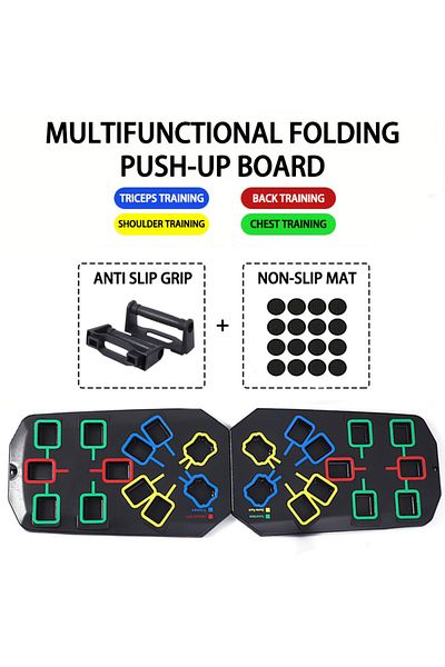 Choice Board New Portable Multifunctional Push-up Board Set with Handles Foldable Fitness Equipment for Che