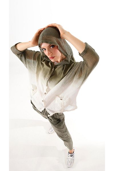 shE tekstil Mesh Washable Shirt Linen